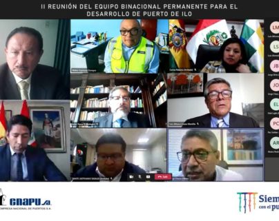 Autoridades de ENAPU lideran el II reunión del equipo binacional permanente para el desarrollo del Puerto de ILO