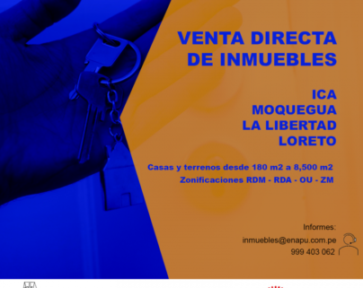 Venta directa de inmuebles de ENAPU S.A.